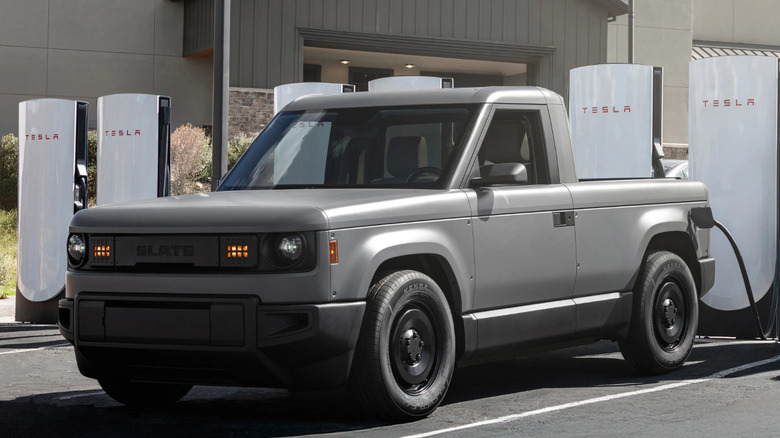 2027 Slate EV Truck Charging