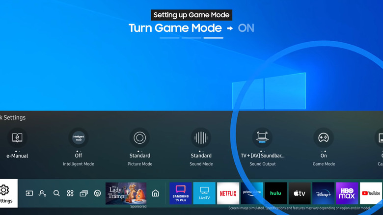 Game Mode on Samsung TV