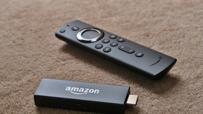 Amazon Fire TV Stick and remote