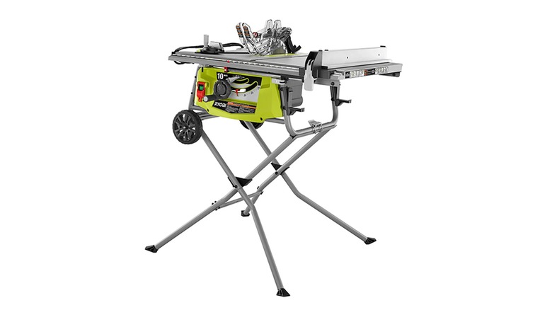 Ryobi 15 Amp 10-Inch Corded Table Saw with Rolling Stand