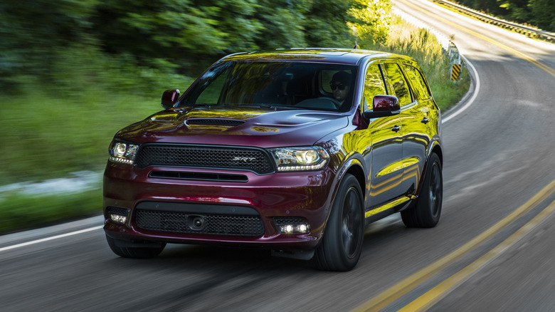 Hero shot of the 2018 Dodge Durango SRT
