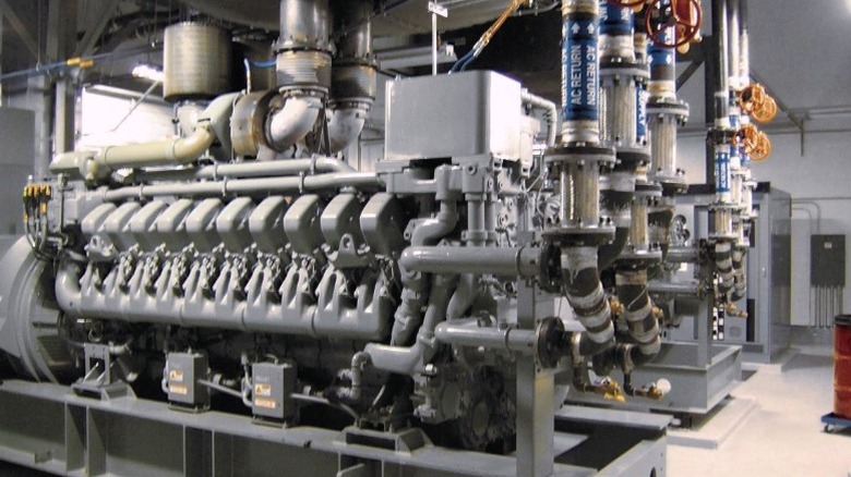 mtu Onsite Energy generator in a data center