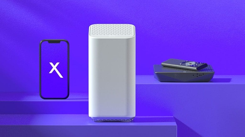 Xfinity Wi-Fi router and phone