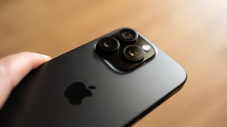 Camera on the back of Pro iPhone