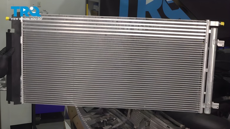 A/C Condenser of the 2015 Chevrolet Silverado