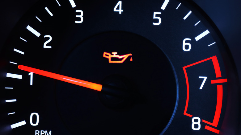 check engine light on speedometer