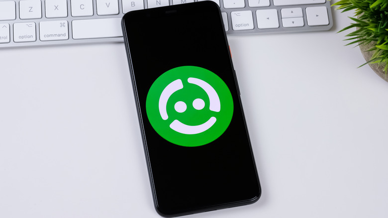 A smartphone with the Swappa logo on the screen.