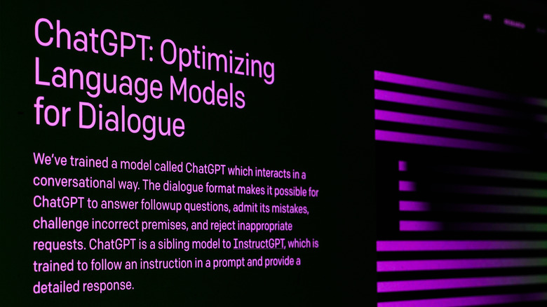 OpenAI homepage for ChatGPT on website