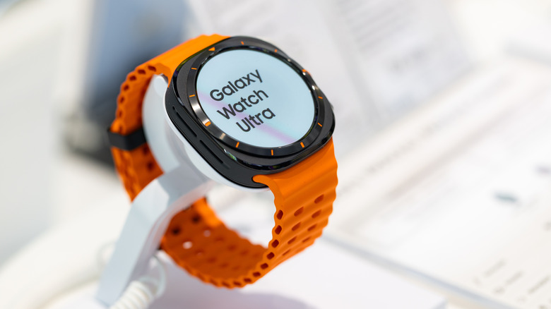 A Samsung Galaxy Watch Ultra