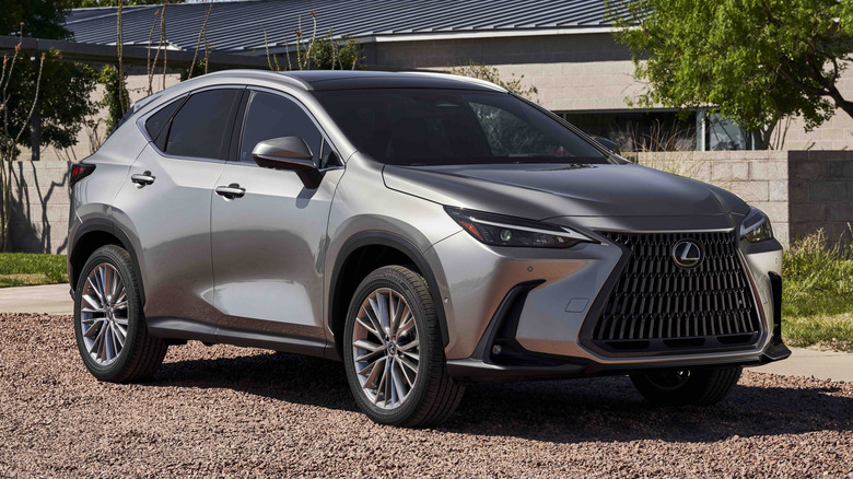Lexus NX on a driveway