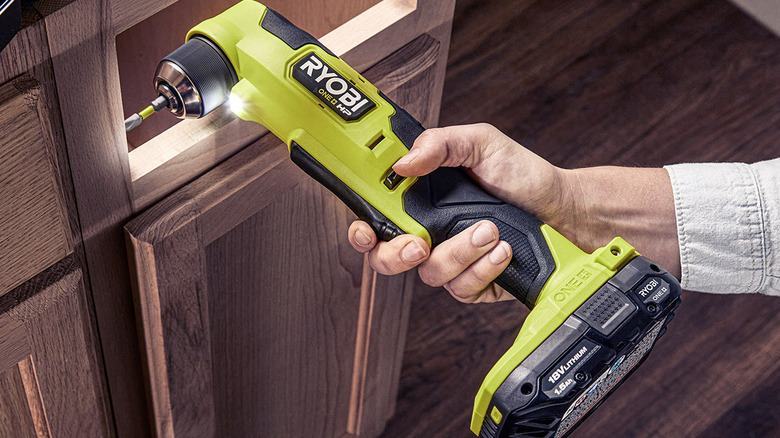 Ryobi cordless right angle drill