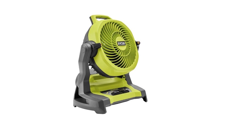 Picture showing a Ryobi mister fan