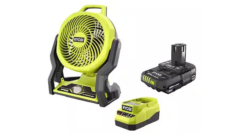 ONE+ 18V Cordless Hybrid WHISPER SERIES 7-1/2 in. Fan with 2.0 Ah Battery and Charger Kit