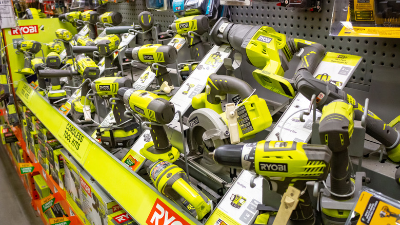 ryobi tool display