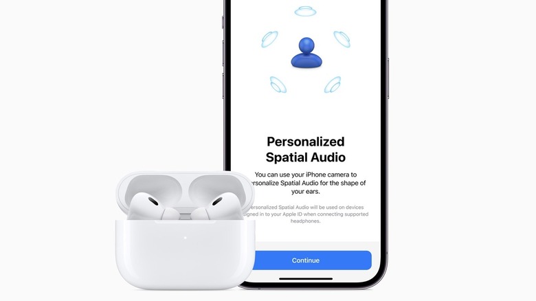 Personalized Spatial Audio setup on iPhone