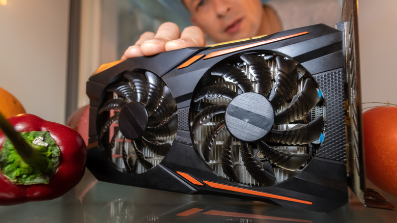 putting a GPU card in a fridge