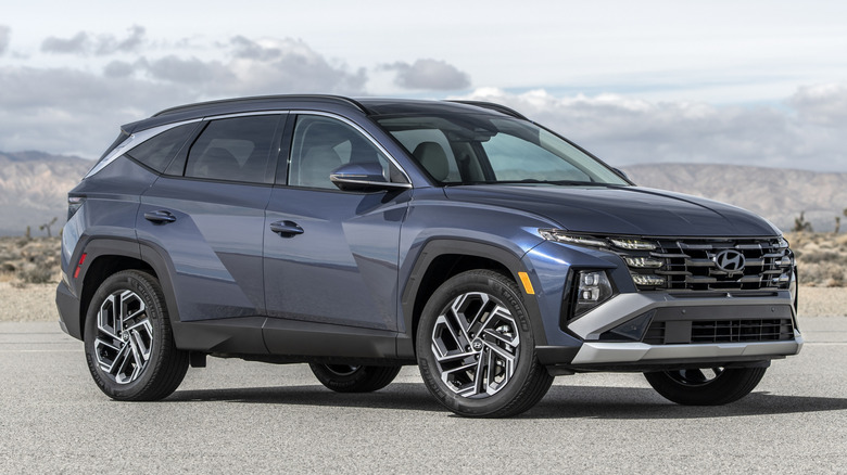 Side profile of a 2026 Hyundai Tucson
