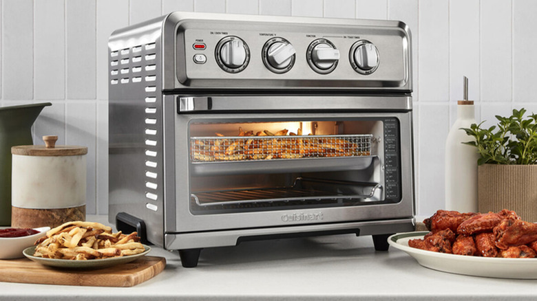 A Cuisinart toaster oven-style air fryer.