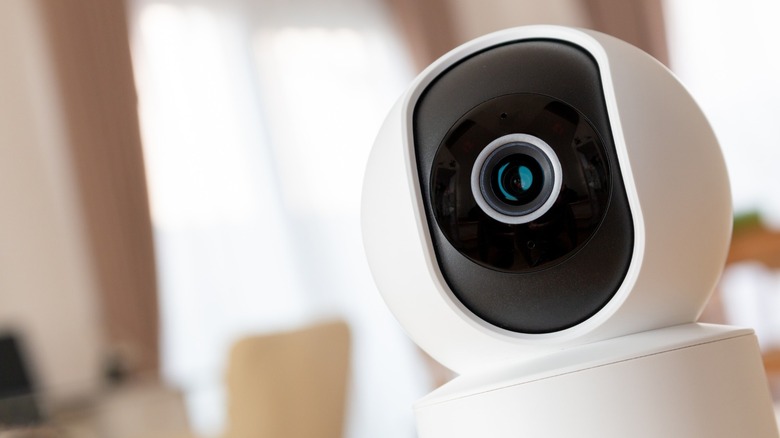 an interior smart security camera