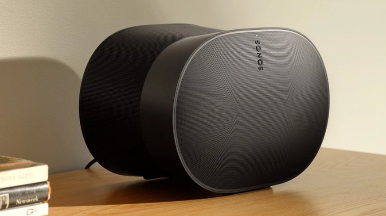 Sonos Era 300 speaker on shelf