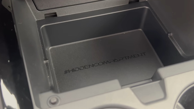 The hidden compartment in the Toyota Prius