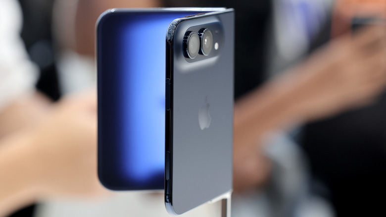iPhone Duo being showcased.