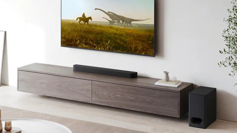 Sony Bravia Theater Bar 6 set up in a living room