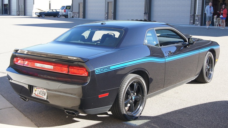 Mopar '10 Challenger R/T parked