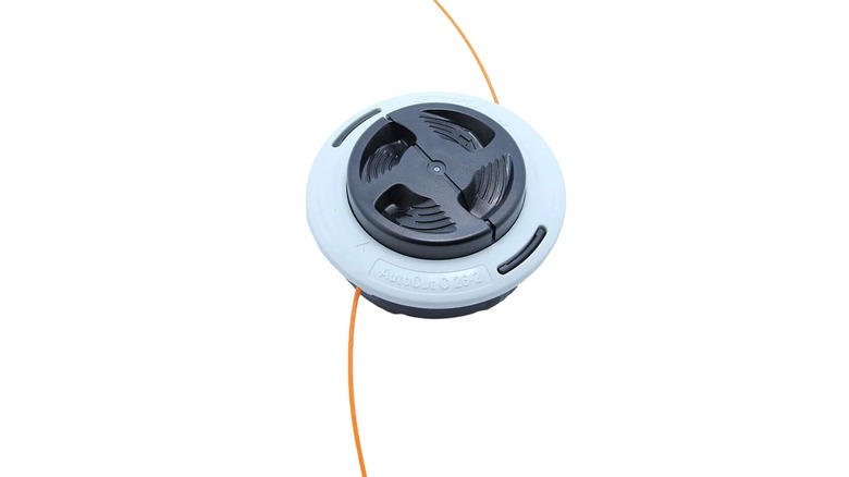 A Stihl AutoCut Grass Mowing Head on a white background.