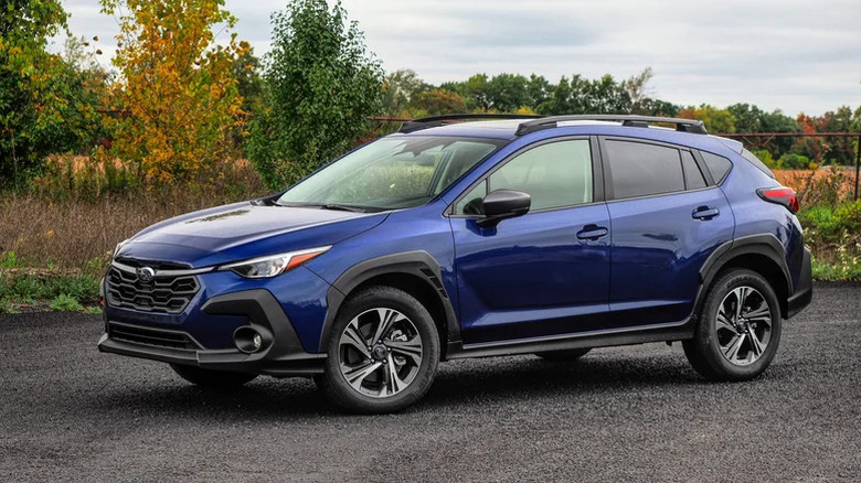2024 Subaru Crosstrek with fall foliage