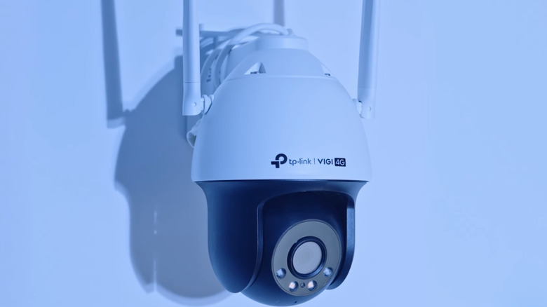VIGI camera mounted on wall