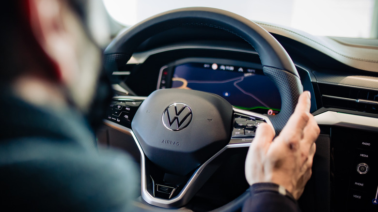 Volkswagen steering wheel