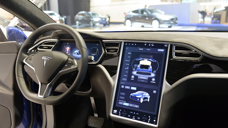 inside a Tesla