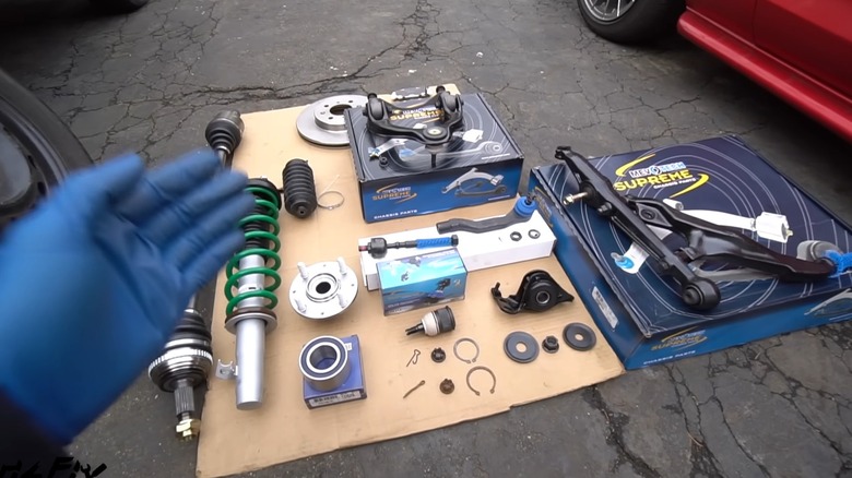 Viewing a car repair how-to video on YouTube.