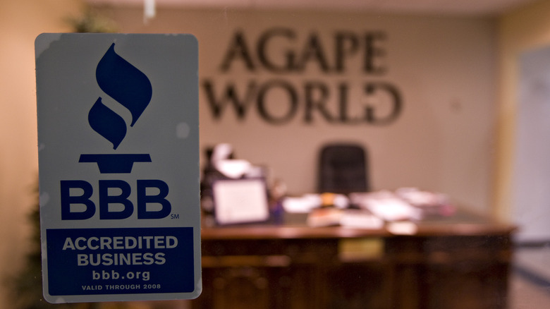 Better Business Bureau accreditation sticker