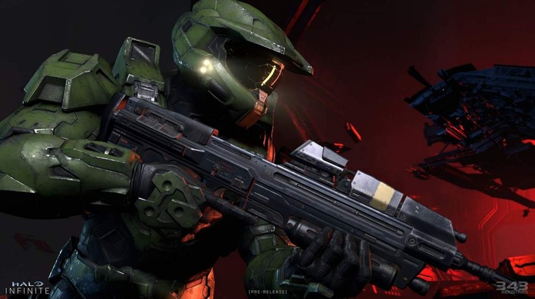 Master Chief with gun