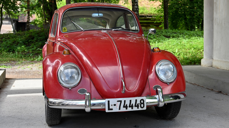 1966 red VW Beetle