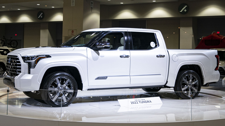 2022 Tundra truck display