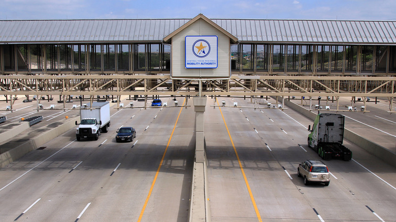 The Park Street Toll Plaza in Cedar Park, Texas