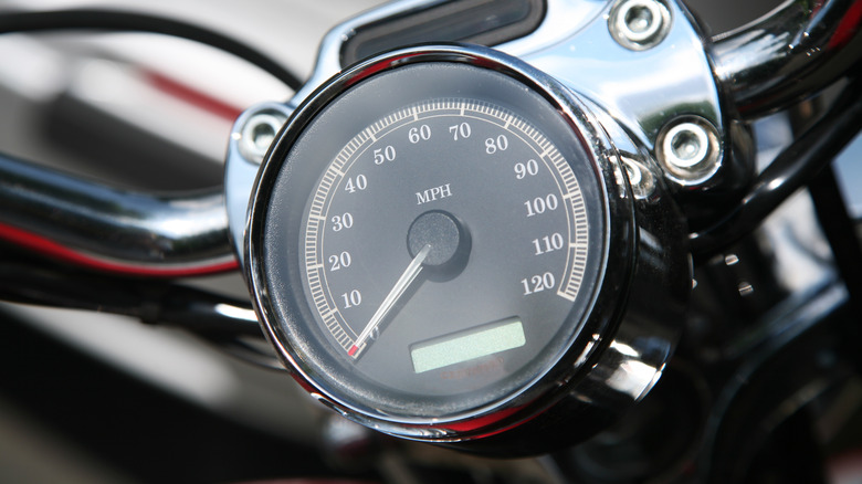 Motorcycle speedometer