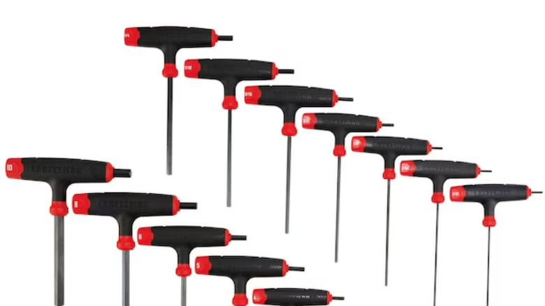 14-piece T-handle hex key set from Craftsman