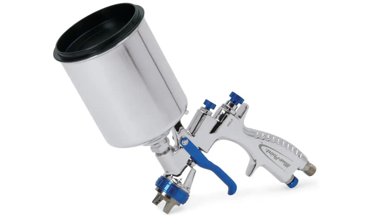 HVLP Spray Gun from Blue-Point and Snap-on against white background