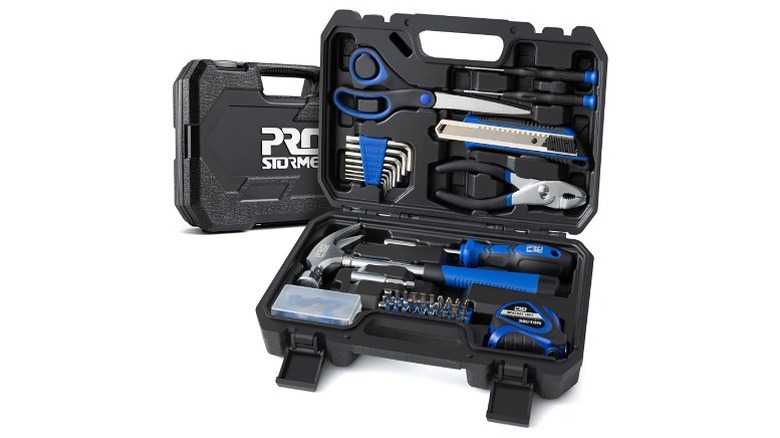 Open Prostomer case with tools placed inside
