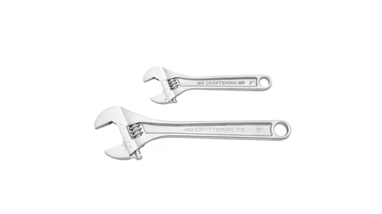 2-Piece Adjustable Wrench Set
