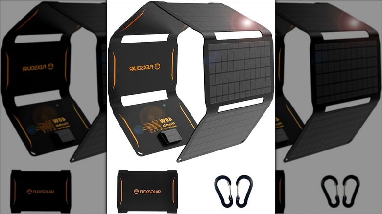 FlexSolar 40W Foldable Solar Panel Charger