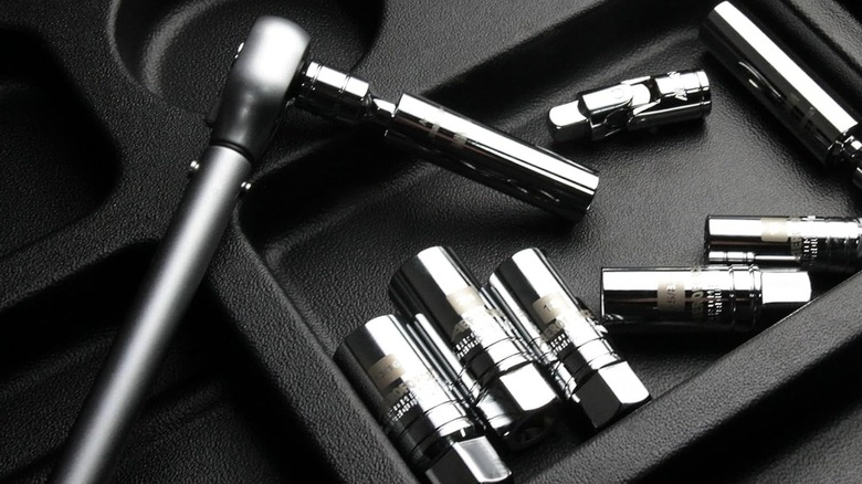 Aeroforce 14-piece ⅜-inch Drive Swivel Magnetic Spark Plug Socket Set