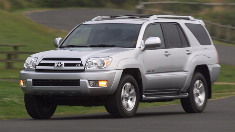 A 2003 Toyota 4Runner on a road