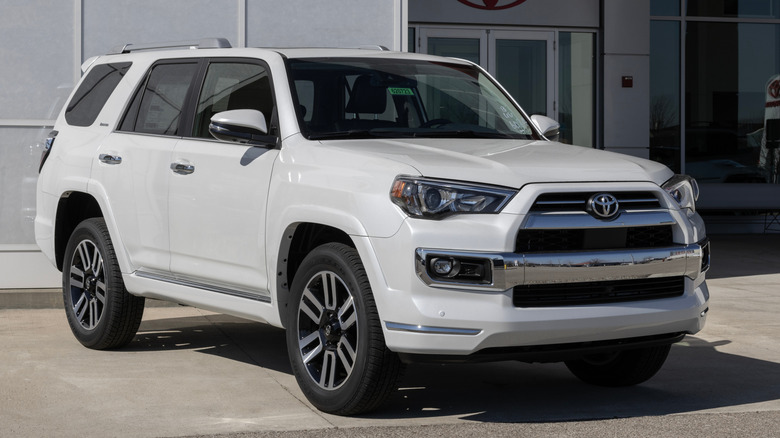 A Toyota 4Runner at a dealership