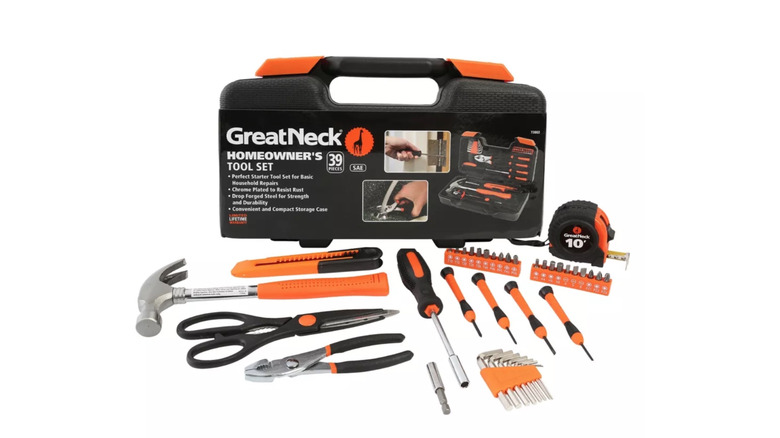 Picture showing a home tool set