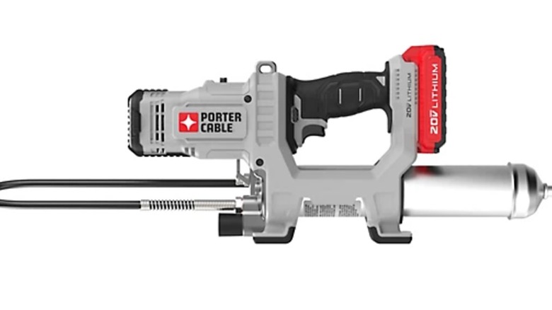 A Porter-Cable 20V Grease Gun.